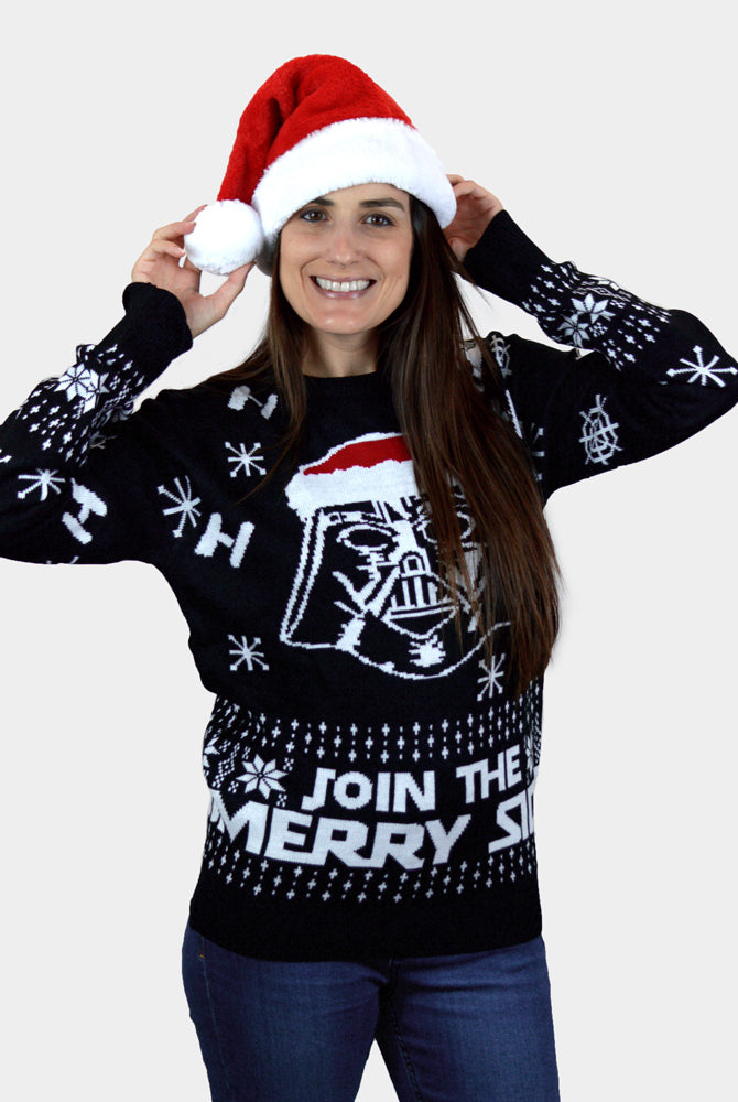 Jersey de Navidad para Familia Join The Merry Side mujer