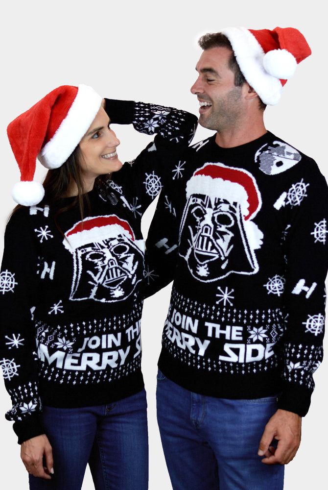 Jersey de Navidad para Familia Join The Merry Side pareja