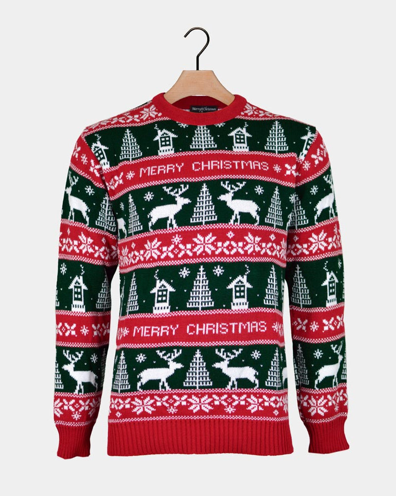 Jersey de Navidad Parejas Merry Christmas Renos