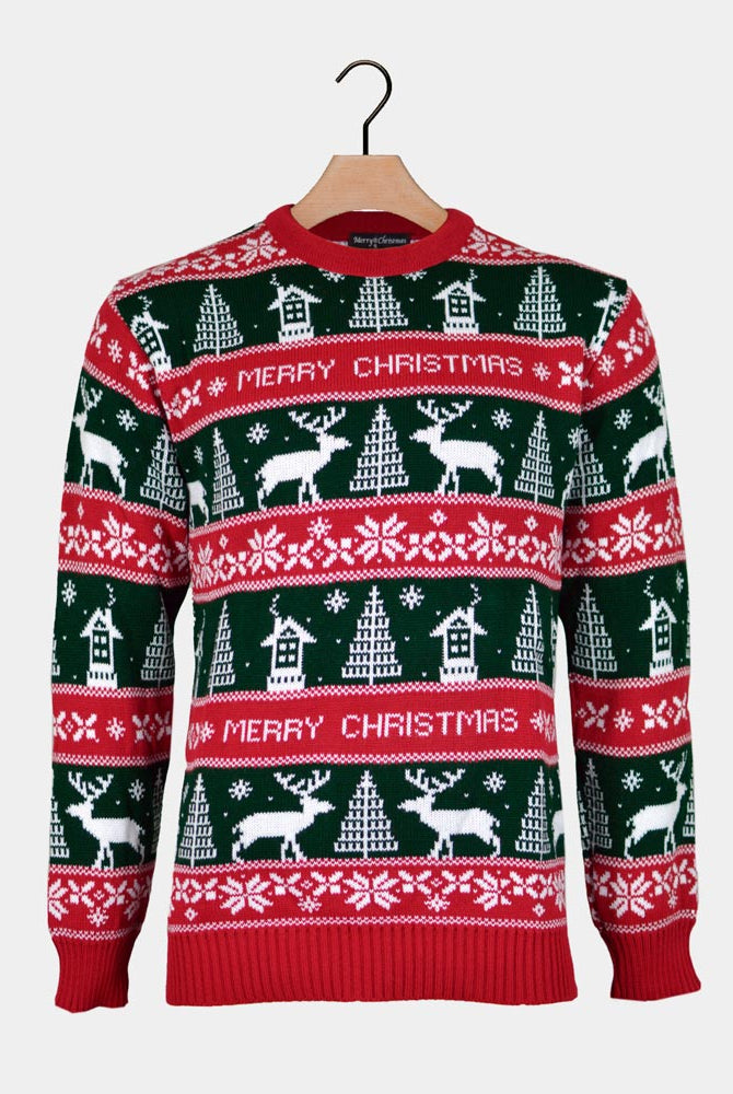 Jersey de Navidad Parejas Merry Christmas Renos