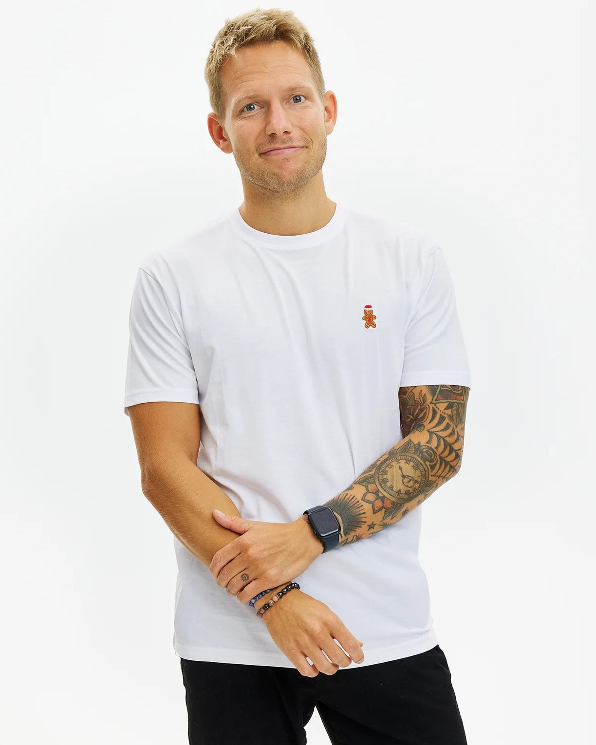 Camiseta de Navidad para Hombre y Mujer Blanca Gingercookie