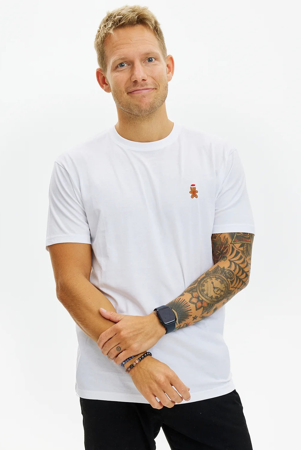 Camiseta de Navidad para Hombre y Mujer Blanca Gingercookie