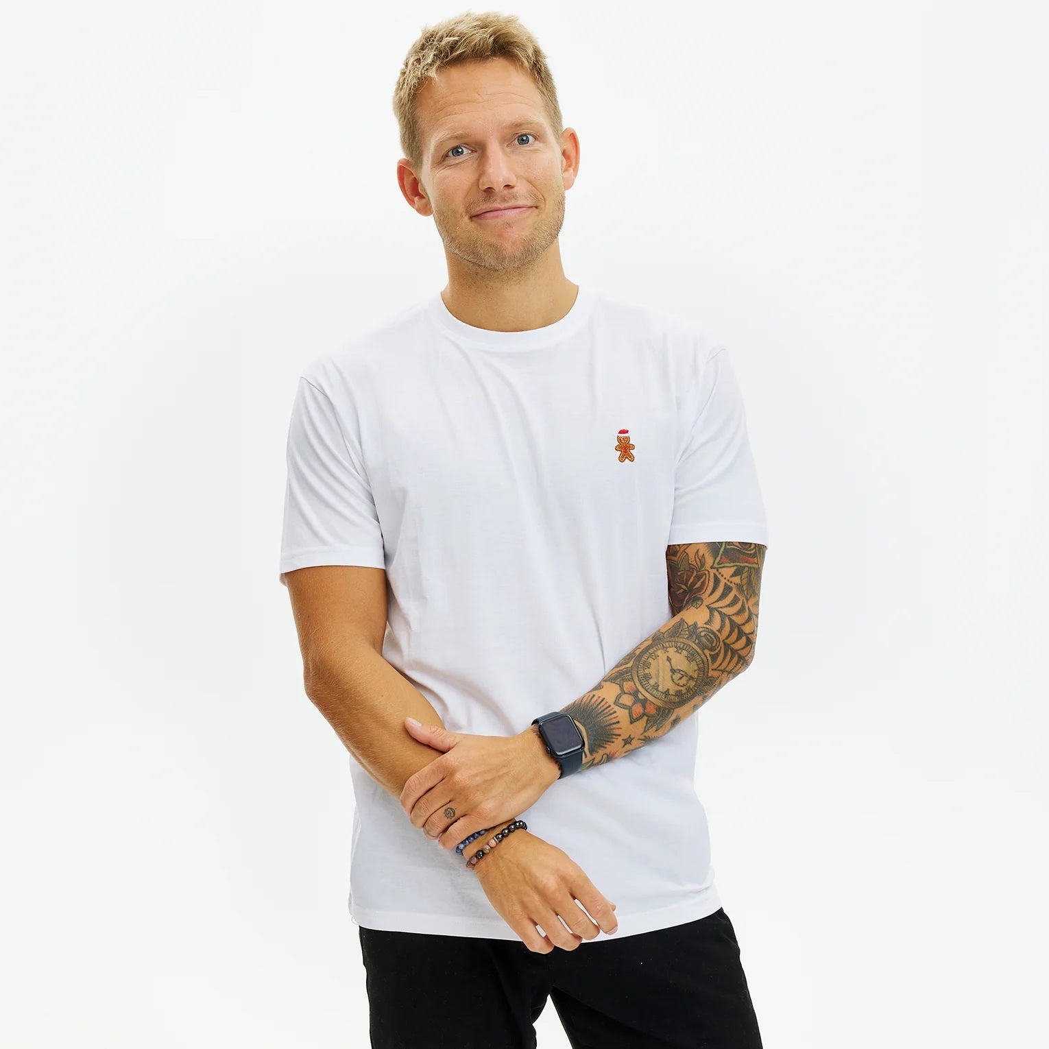 Camiseta de Navidad para Hombre y Mujer Blanca Gingercookie