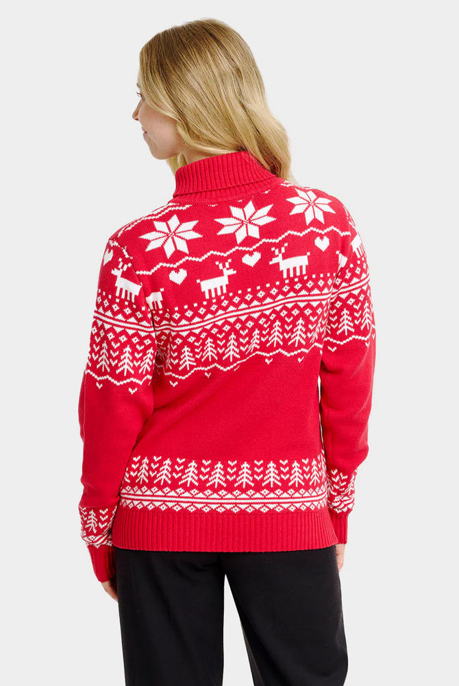 Greenlandish Jersey de Navidad cuello alto Parejas Algodón Orgánico