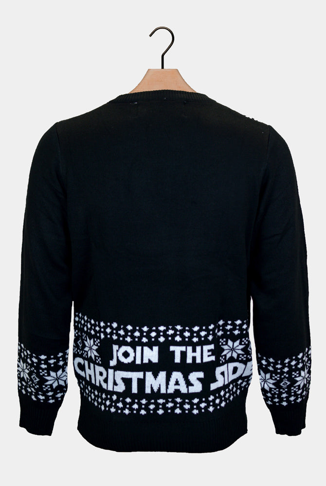 Jersey de Navidad con Luces LED para Hombre Join the Christmas Side espalda