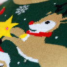 Jersey de Navidad con Luces LED para Papá Noel hecho un Lío Familia