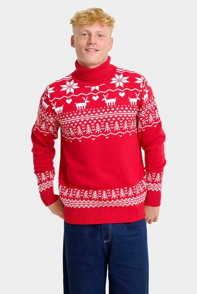 Jersey de Navidad cuello alto Hombre Greenlandish Algodón Orgánico
