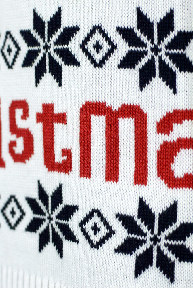 Jersey de Navidad Familia Papá Noel Reno Rudolph Algodón Orgánico Azul