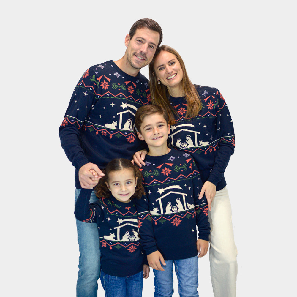 Jersey de Navidad para Familia Portal de Belén