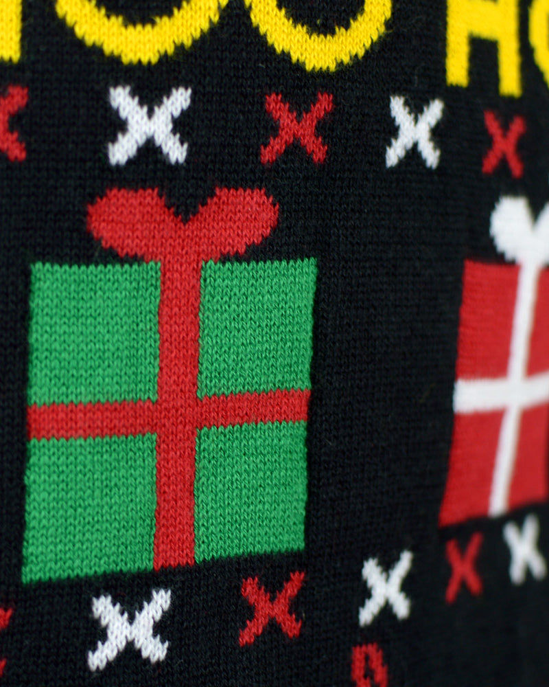 Jersey de Navidad Familia Regalos y Muñecos Algodón Orgánico Santa