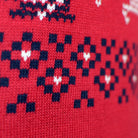 Jersey de Navidad para Familia Rojo Canadá detalle