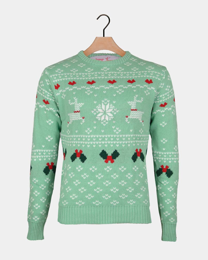 Sweet Christmas Jersey de Navidad para Familia Verde