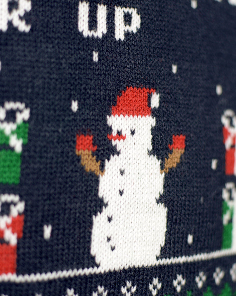 Jersey de Navidad para Familia Vintage Gaming Muñeco