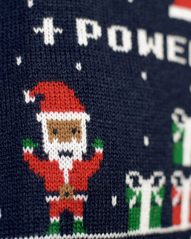 Jersey de Navidad para Familia Vintage Gaming papa noel
