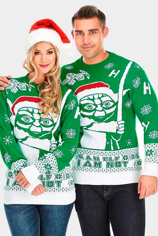 Jersey de Navidad Hombre Mujer I am Not an Elf