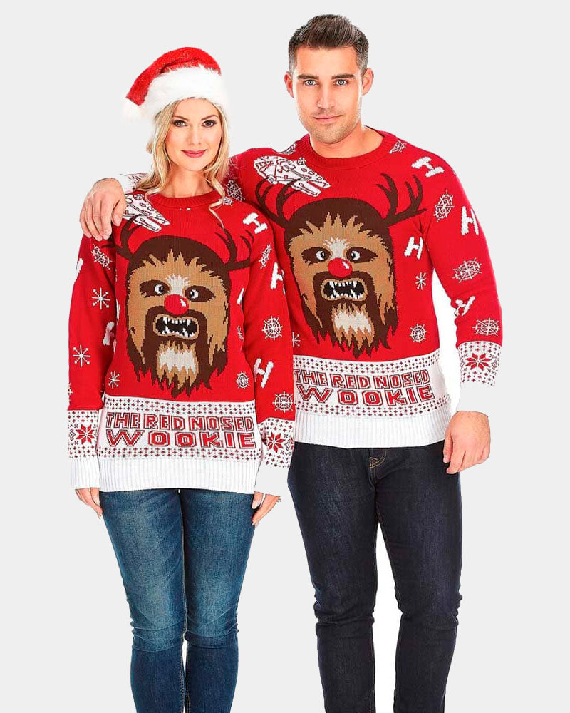 Jersey de Navidad Star Wars Mujer y Hombre Wookiee