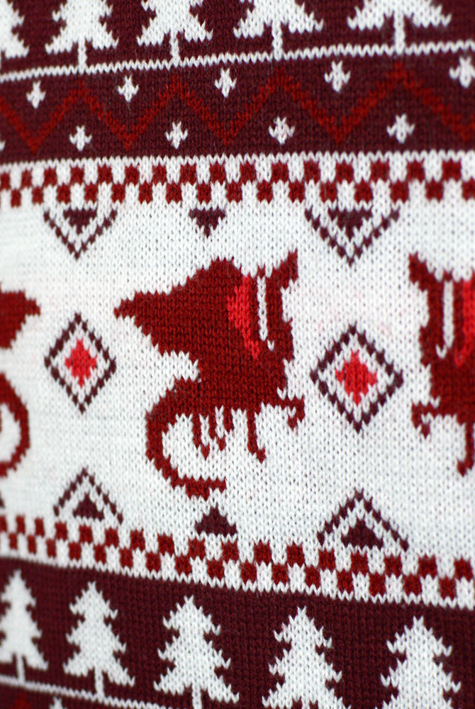 Jersey de Navidad para Mujer Christmas is Coming Dragón