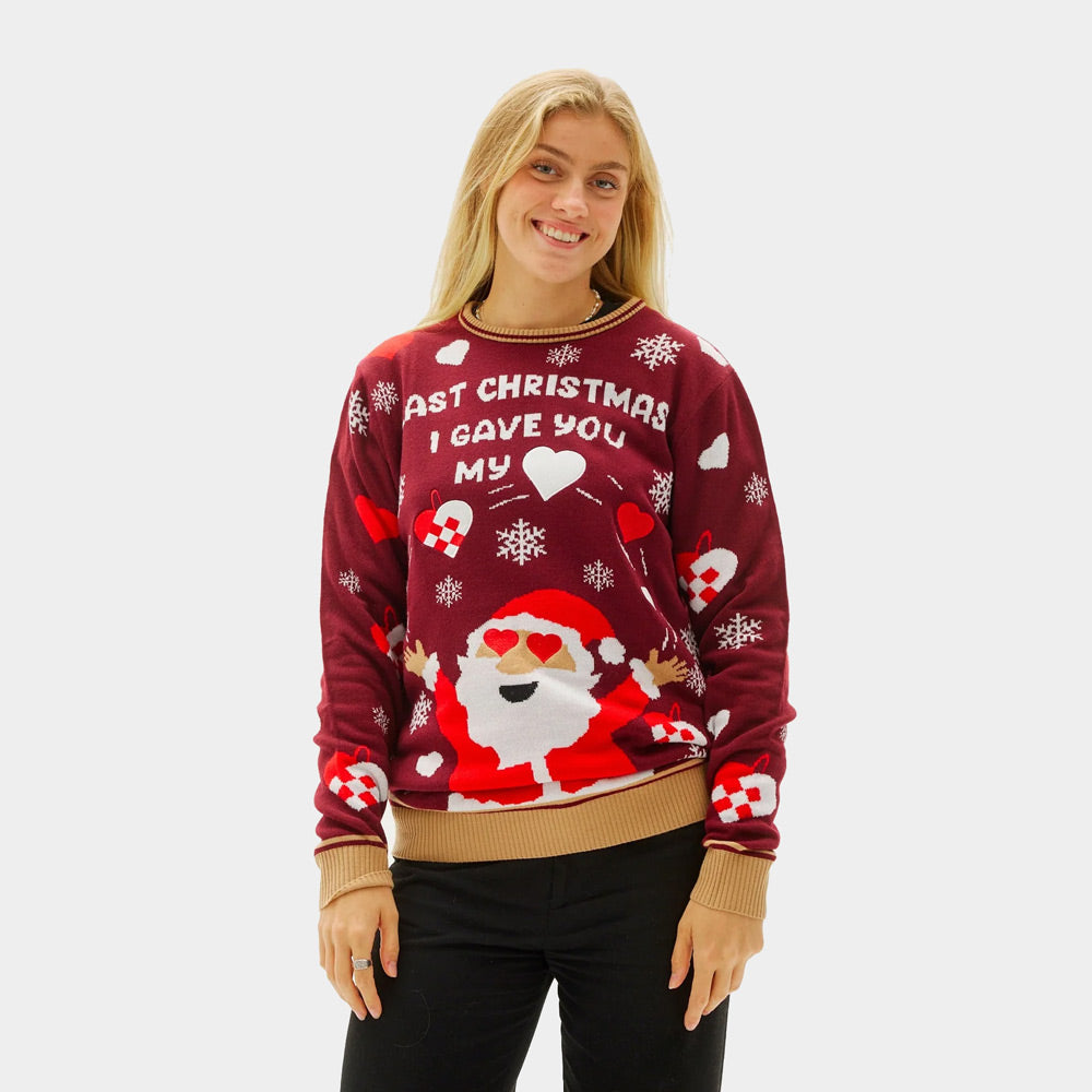 I gave you my Heart Jersey de Navidad para Mujer Last Christmas