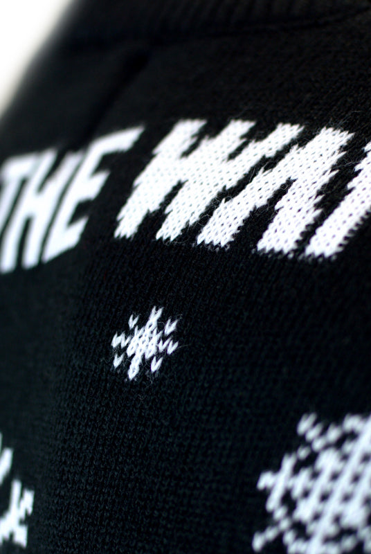 Jersey de Navidad para Mujer The Santalorian detalle 2