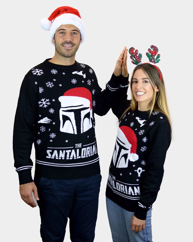 Jersey de Navidad para Mujer The Santalorian pareja
