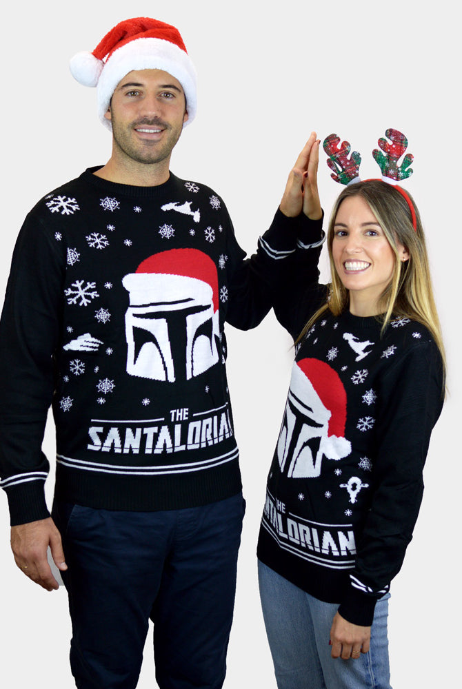 Jersey de Navidad para Mujer The Santalorian pareja