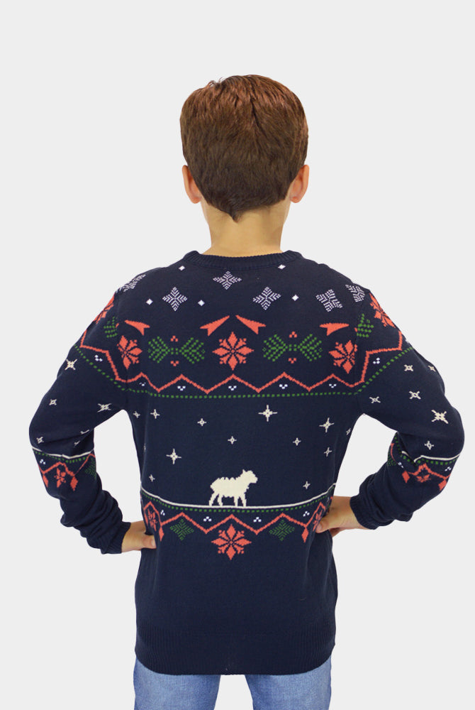 Jersey de Navidad Niña y Niño Portal Belén