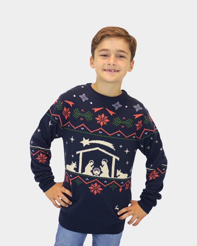 Jersey de Navidad Niño Portal de Belén
