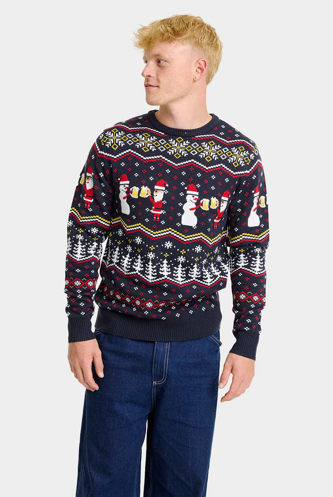 Jersey de Navidad hombre Cheers Santa