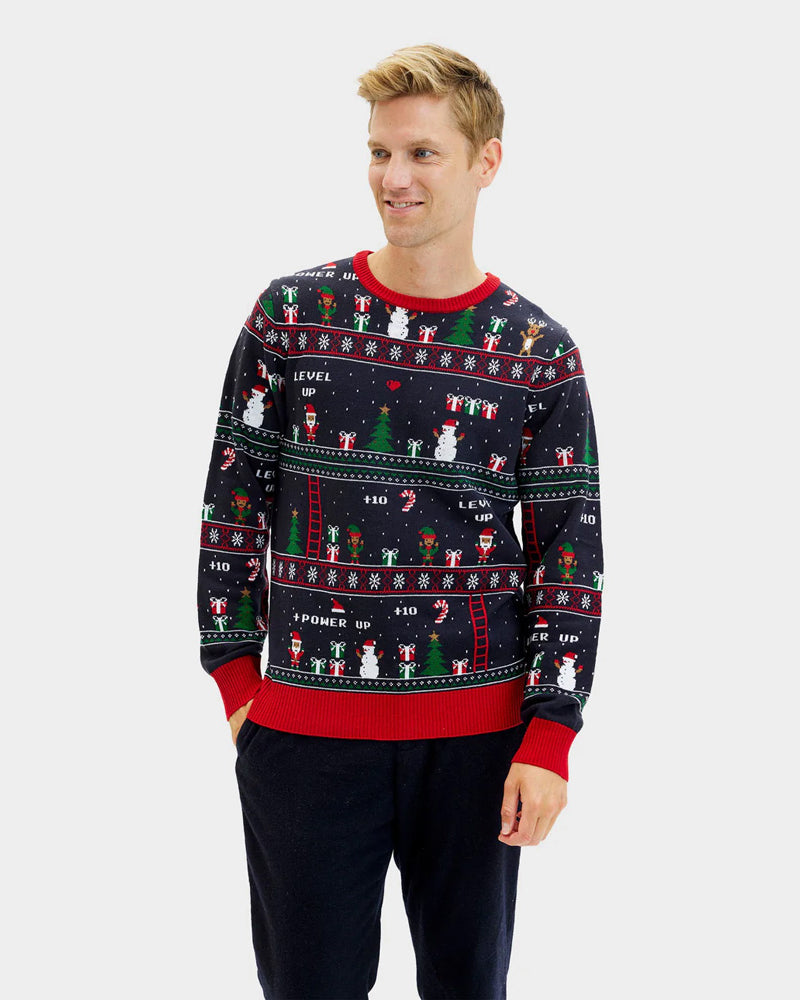 Jersey de Navidad Hombre Vintage Gaming