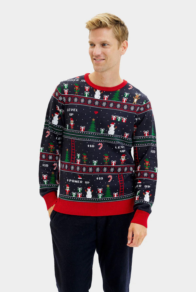 Jersey de Navidad Hombre Vintage Gaming