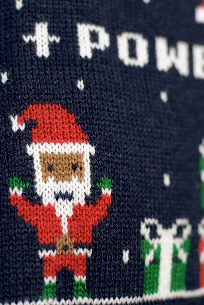 Jersey de Navidad de Pareja Vintage Gaming Papa Noel