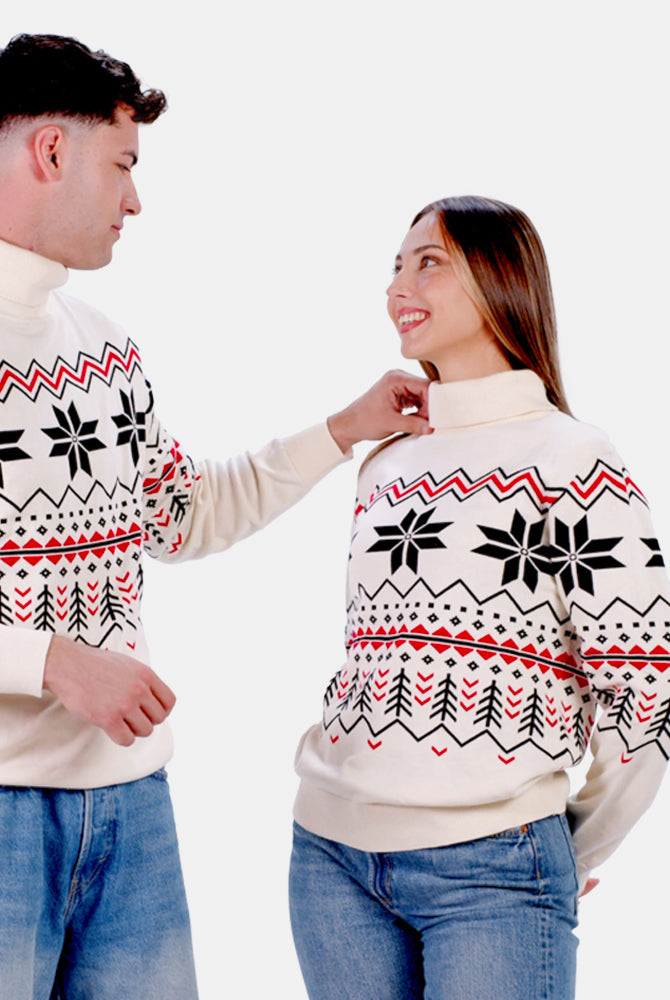 Jersey para Hombre de Algodón Orgánico Après-ski Pareja