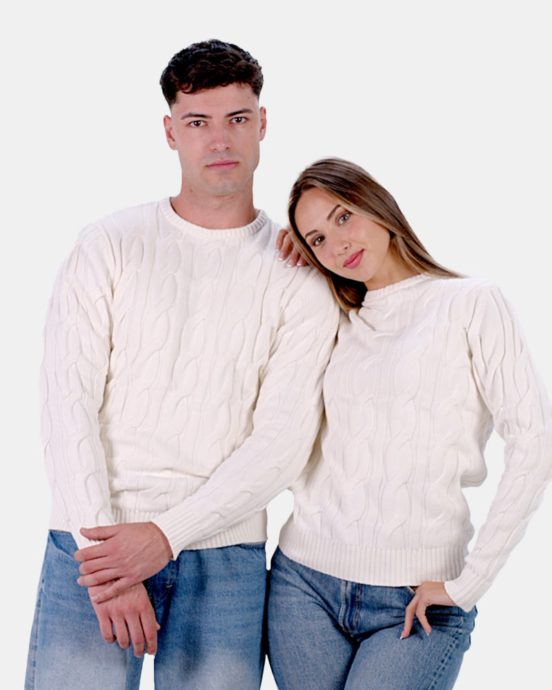 Jersey para Hombre de Algodón Orgánico Snowfall Pareja