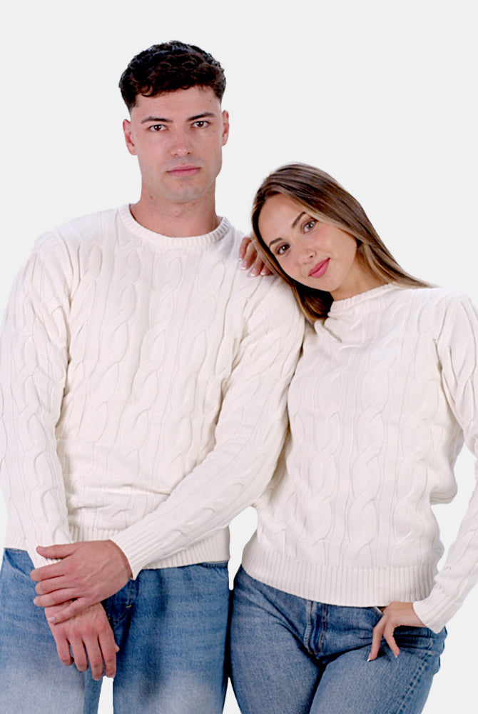 Jersey para Hombre de Algodón Orgánico Snowfall Pareja