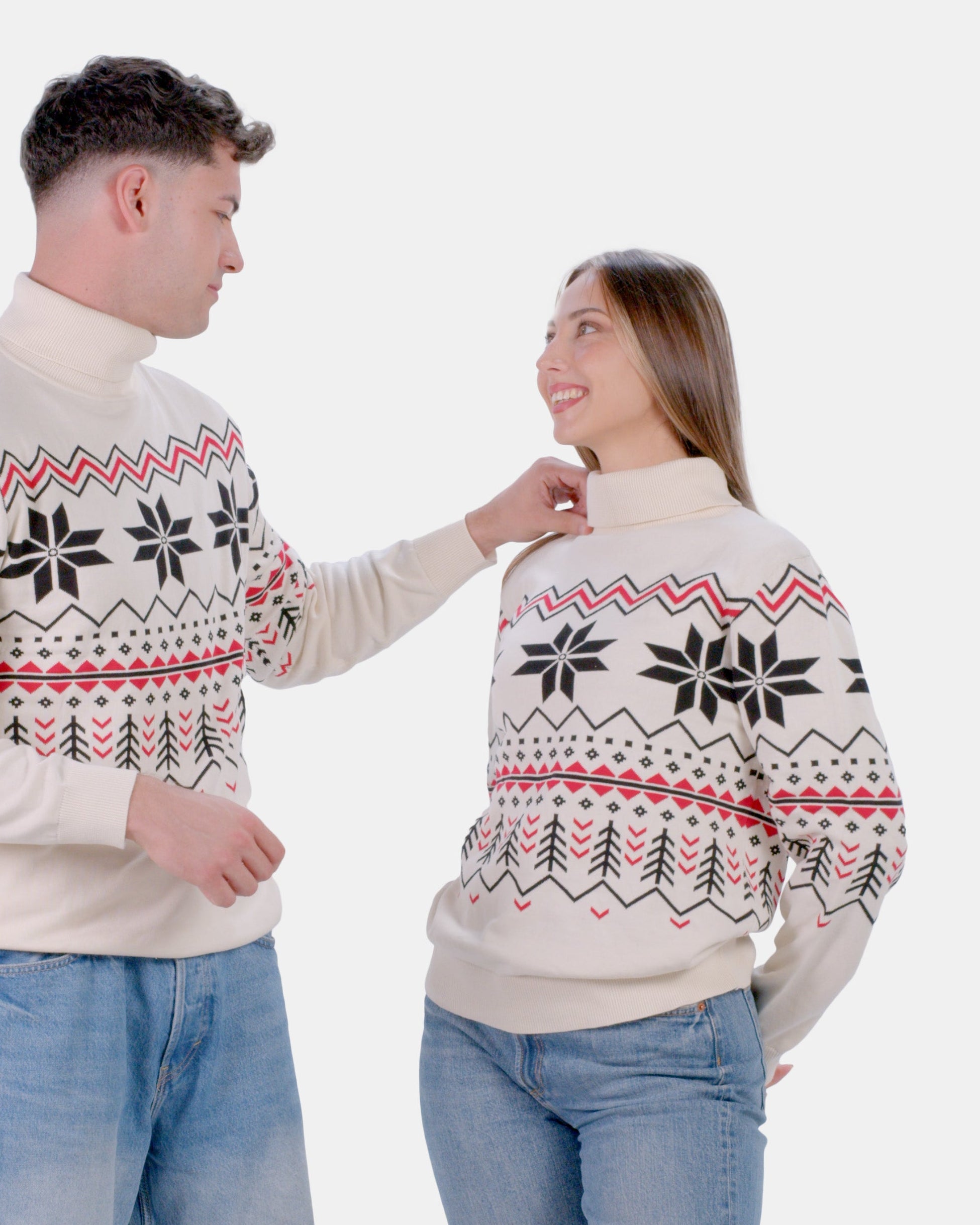 Jersey para Mujer de Algodón Orgánico Après-ski Pareja