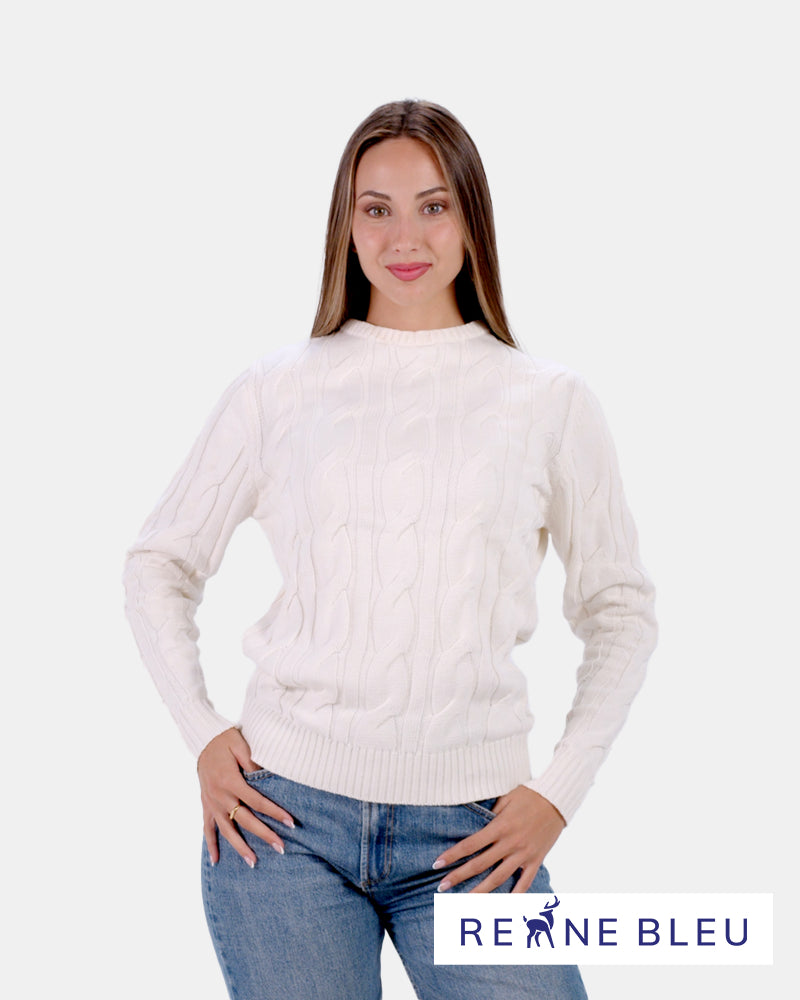 Jersey para Mujer de Algodón Orgánico Snowfall