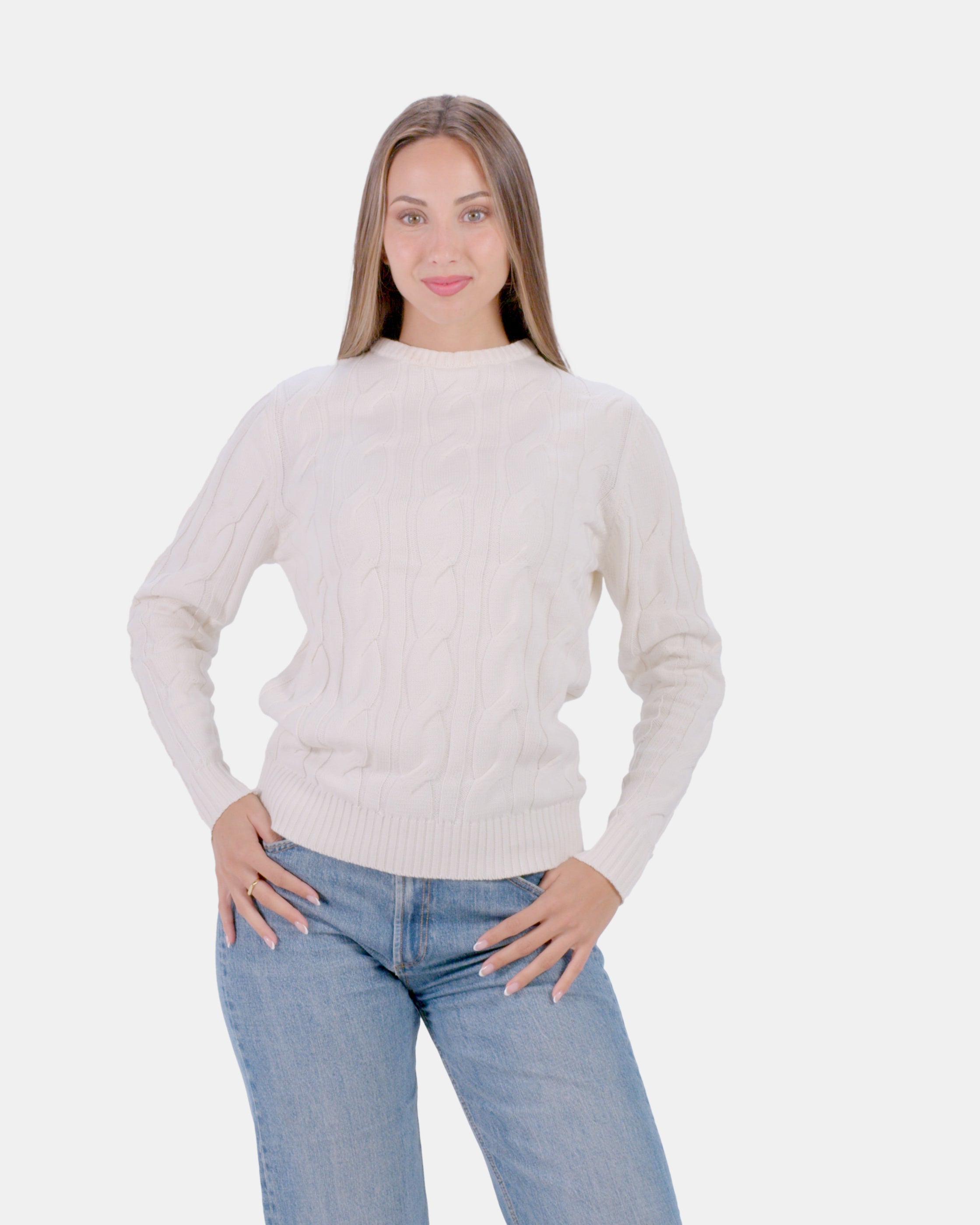 Jersey para Mujer de Algodón Orgánico Snowfall