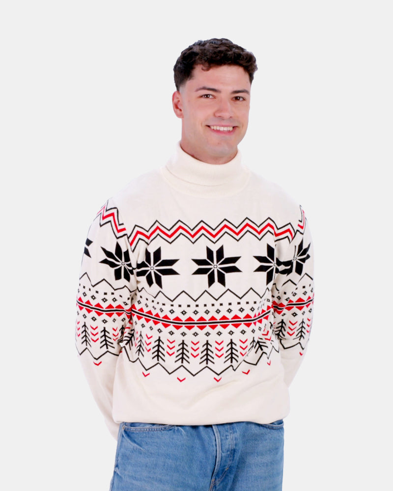 Jersey de Pareja de Algodón Orgánico Après-ski Hombre