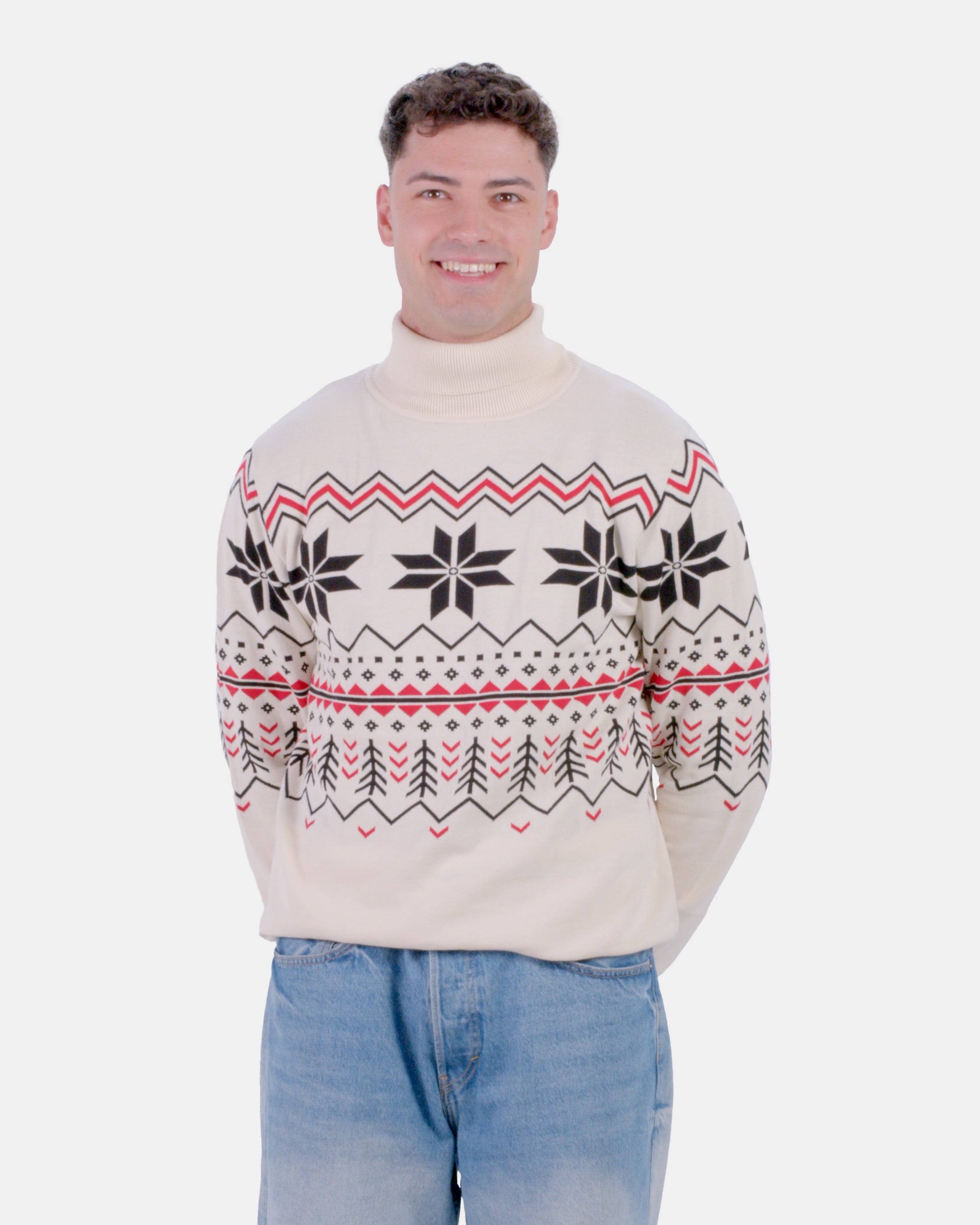 Jersey de Pareja de Algodón Orgánico Après-ski Hombre