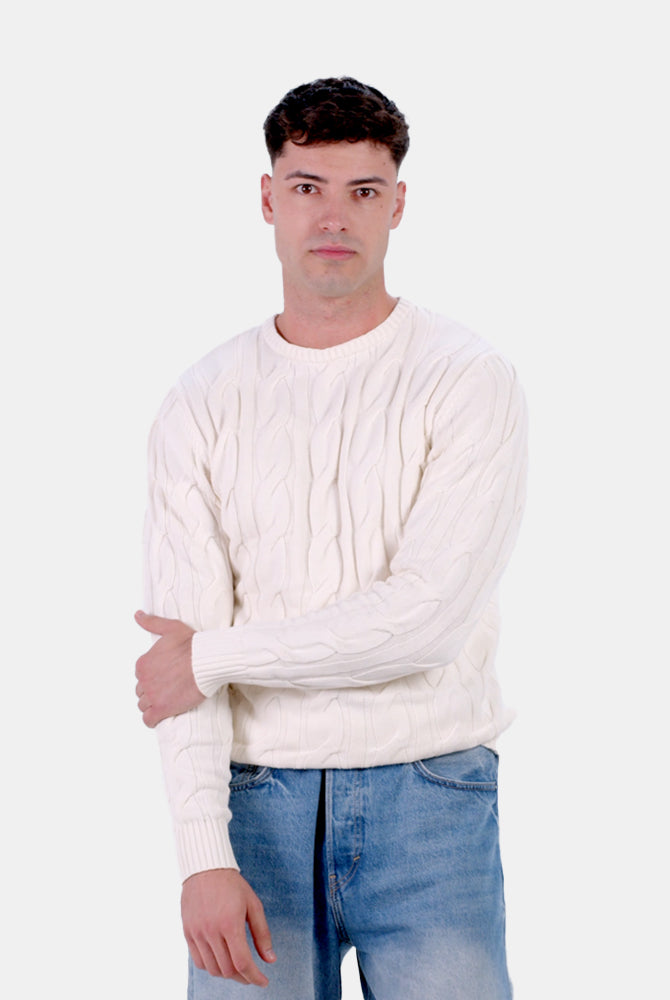 Jersey de Pareja de Algodón Orgánico Snowfall Hombre