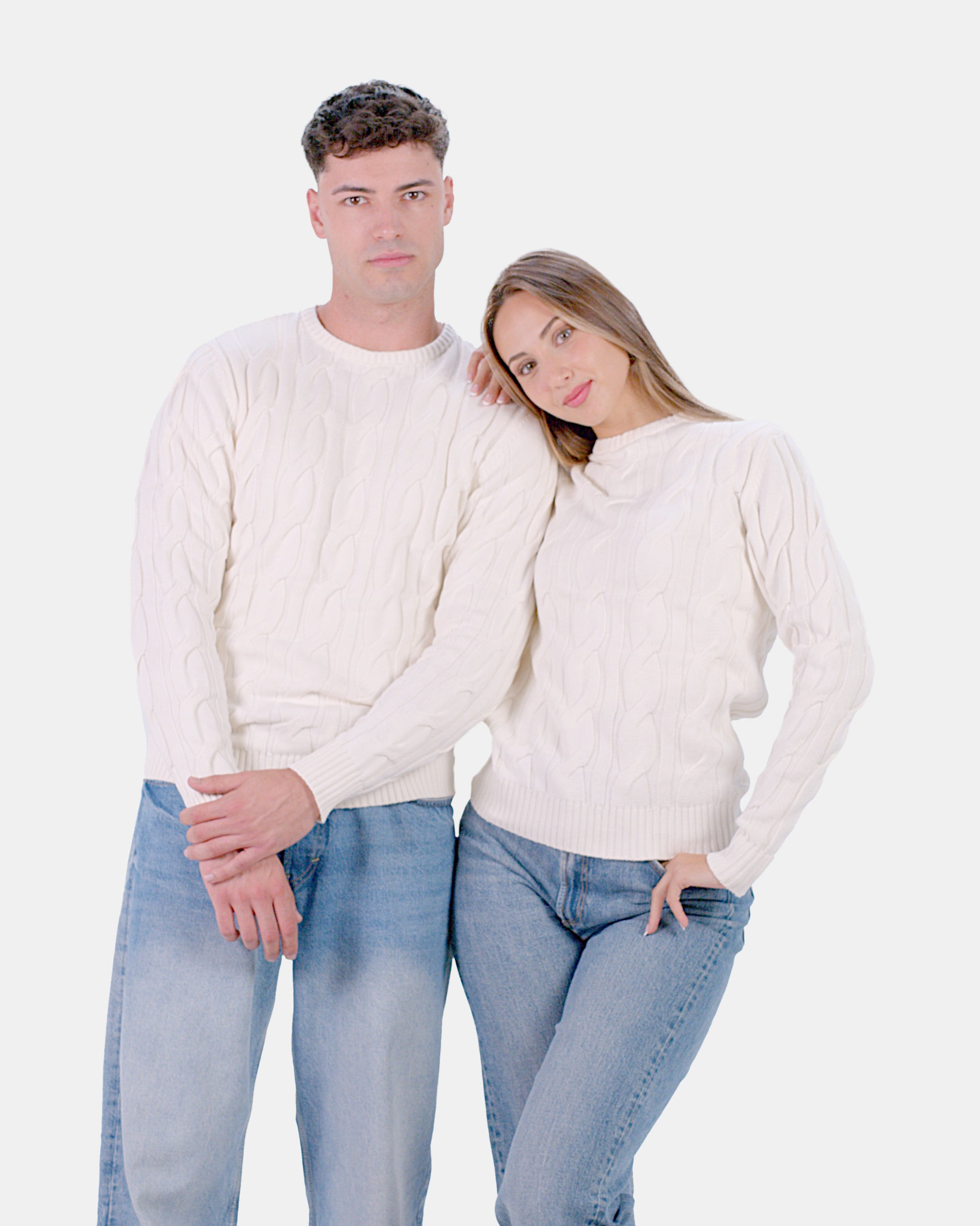 Jersey de Pareja Mujer Algodón Orgánico Snowfall