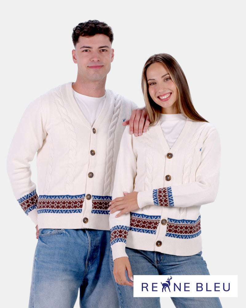 Jersey para Parejas Cárdigan de Algodón Orgánico Renne