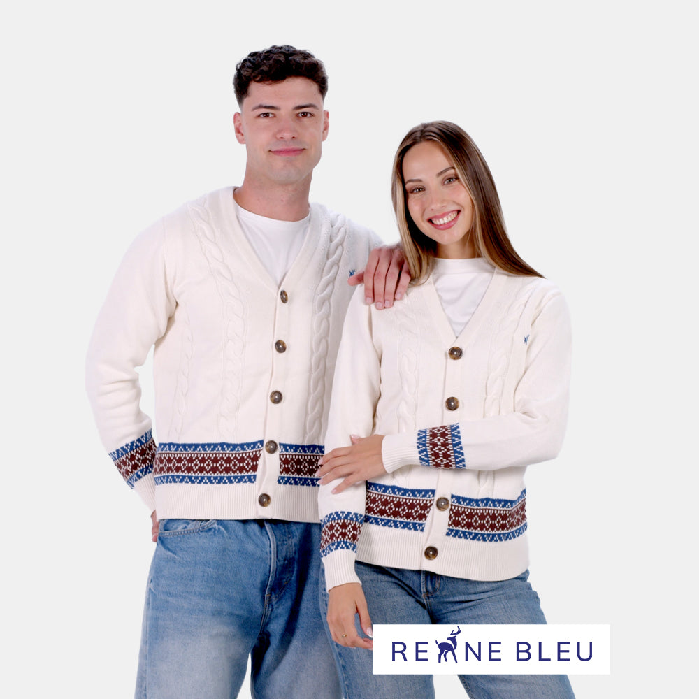 Jersey para Parejas Cárdigan de Algodón Orgánico Renne