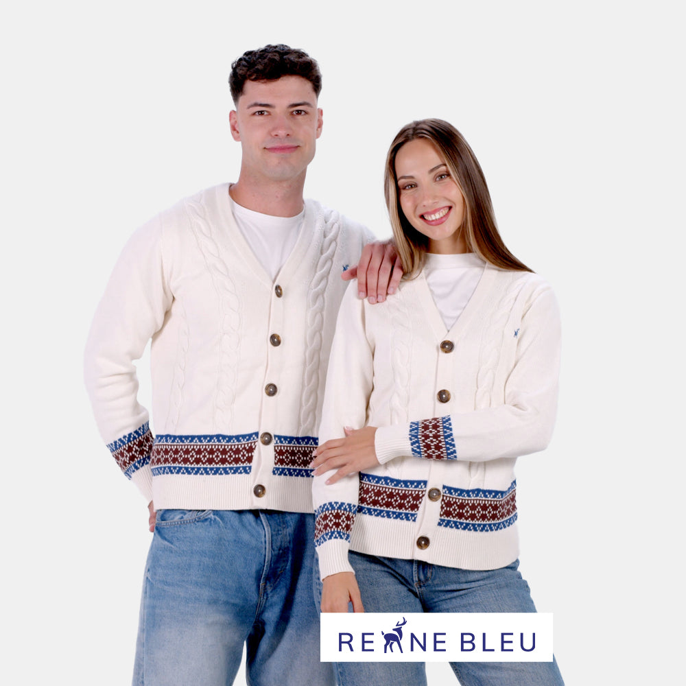 Jersey para Parejas Cárdigan de Algodón Orgánico Renne