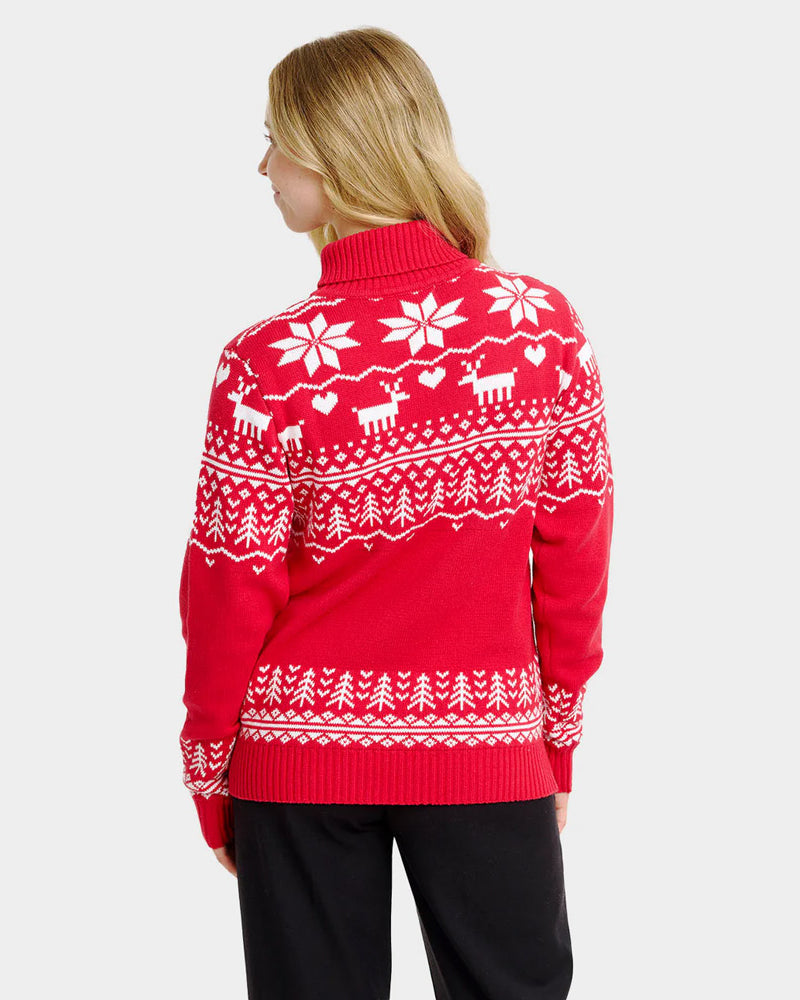 Jersey de Navidad cuello alto para Mujer Greenlandish Algodón Orgánico
