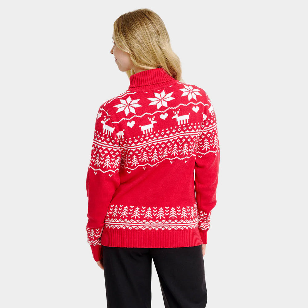 Jersey de Navidad cuello alto para Mujer Greenlandish Algodón Orgánico