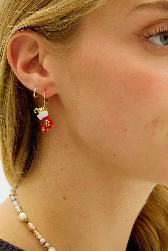Pendientes Navideños Calcetín de Navidad