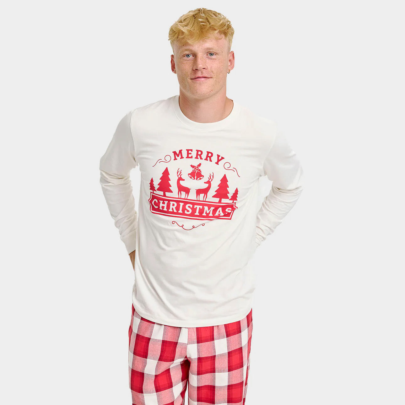 Pijama de Navidad para Adultos Unisex Merry Christmas Hombre