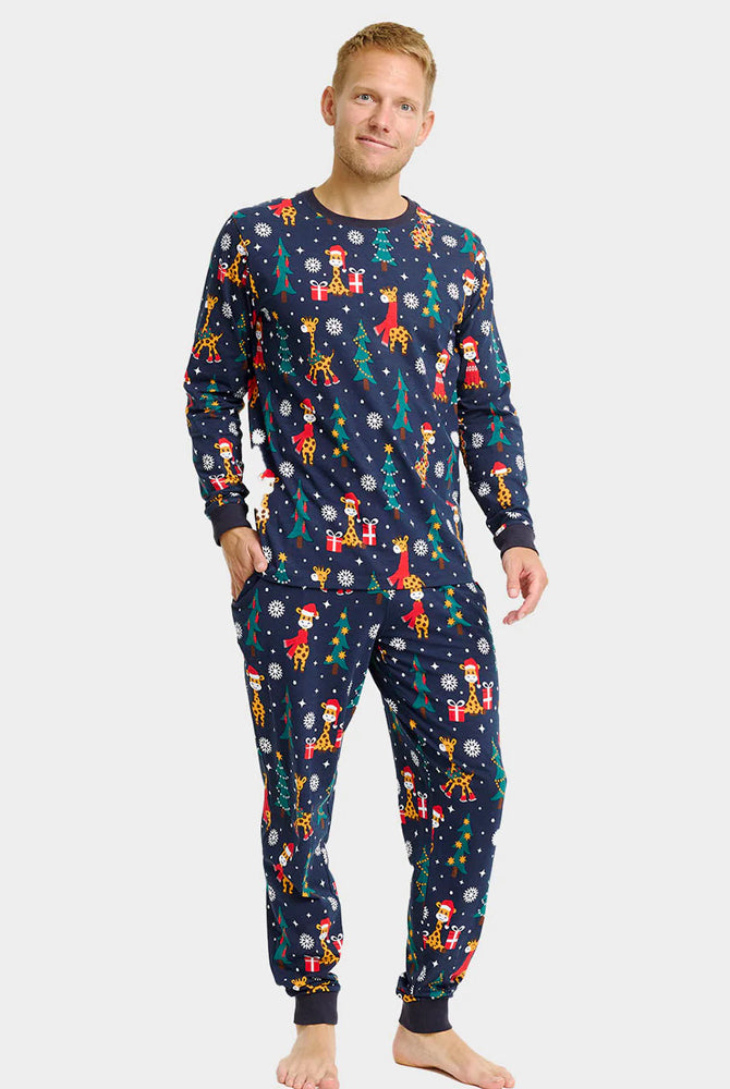 Pijama de Navidad para Familia Jirafas Hombre