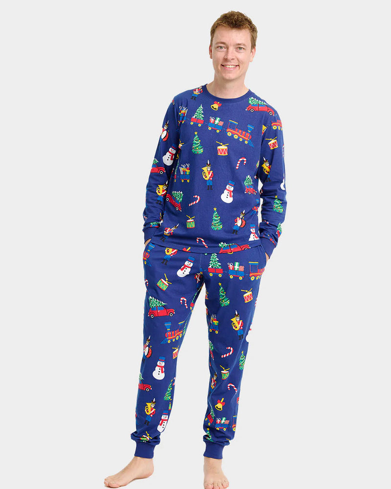 Pijama de Navidad para hombre Unisex Juguetes Navideños